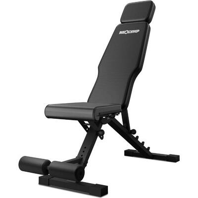 Opklapbare halterbank 450 kg – 72 standen, compacte trainingsbank