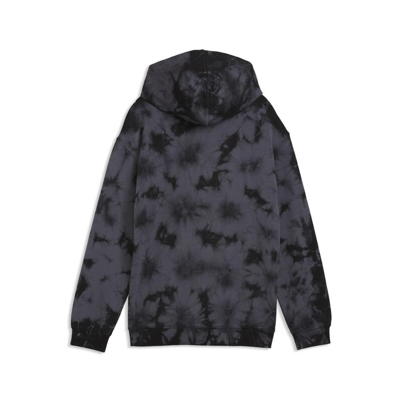 Manșoane de compresie alergare copii lejer, Essentials Tie-Dye, negru și gri