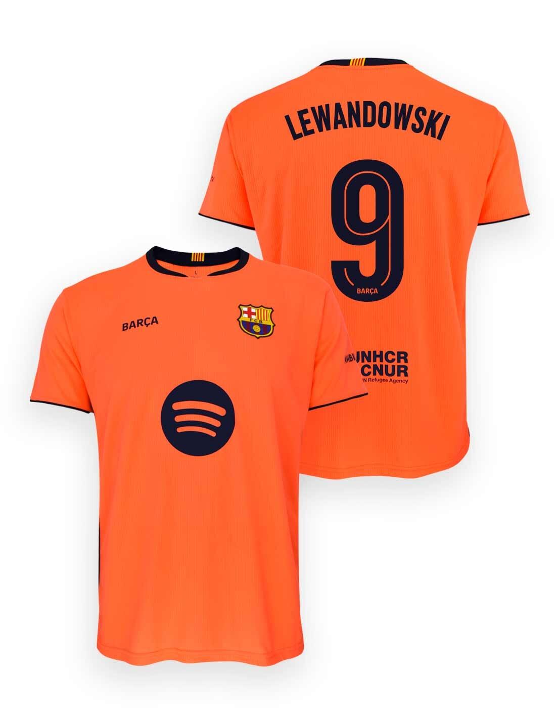 Camiseta Lewandowski 3ª equipación FC Barcelona 2025-26 - Réplica Oficial - Jún 3/4