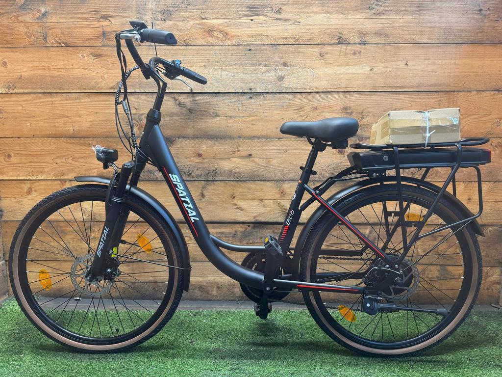 Electric stadsfiets 468Wh zwart - lage instap 53 cm 1/2