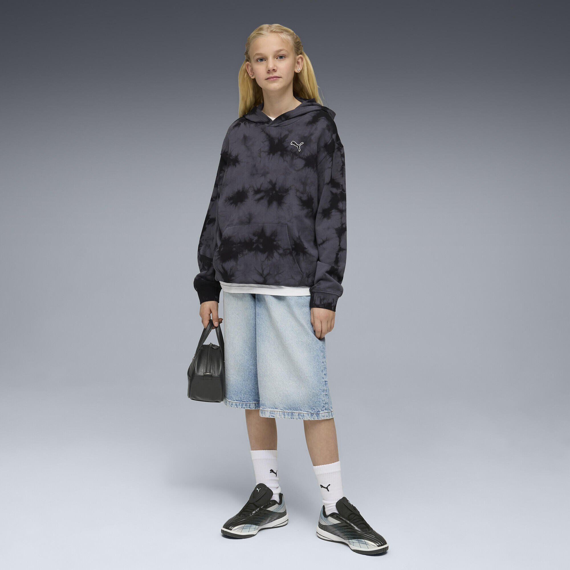 Felpa con cappuccio Essentials Tie-Dye dal taglio morbido per ragazzi PUMA 4/6