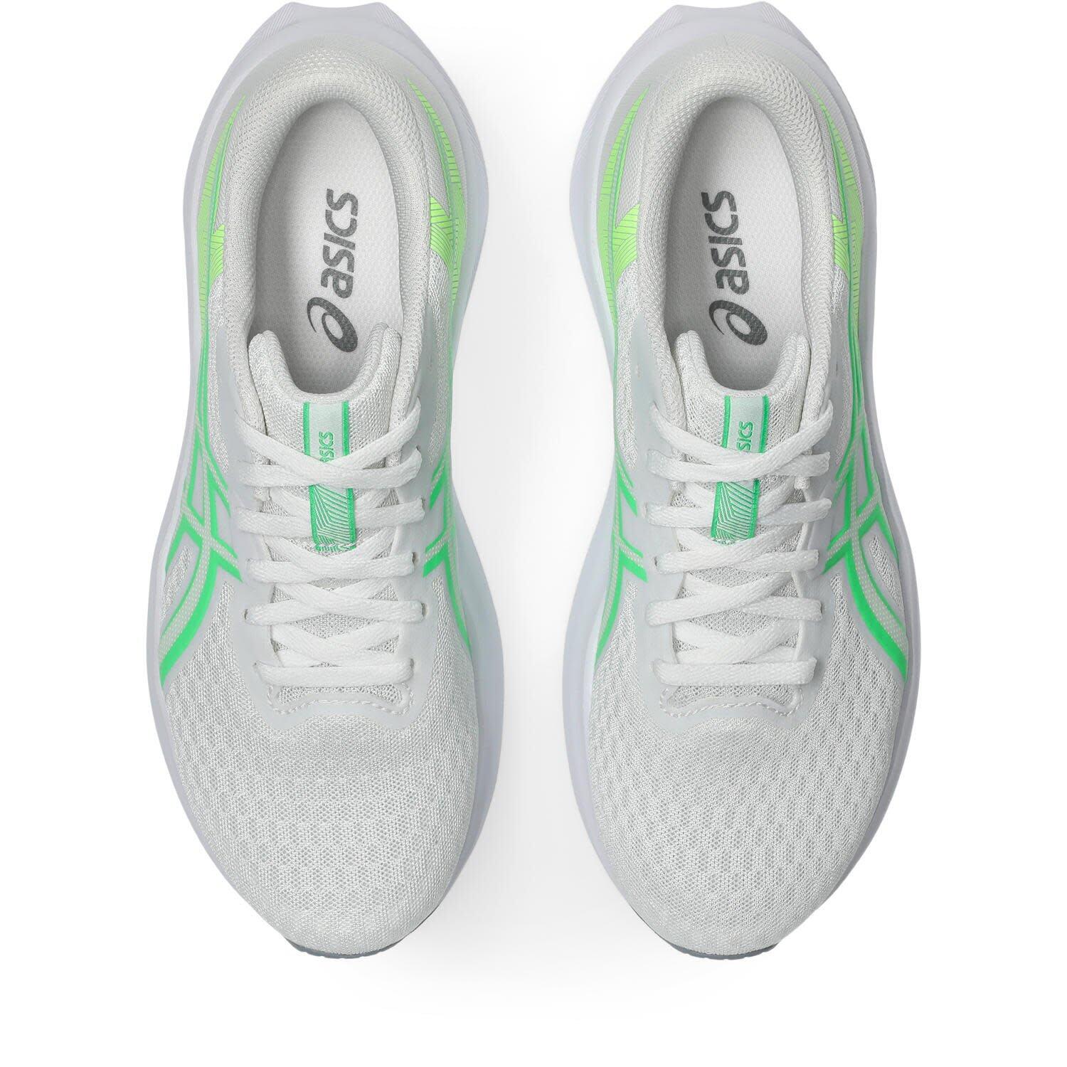Calcado De Corrida Mulher - ASICS Patriot 14 W - White/Vital Green 6/7