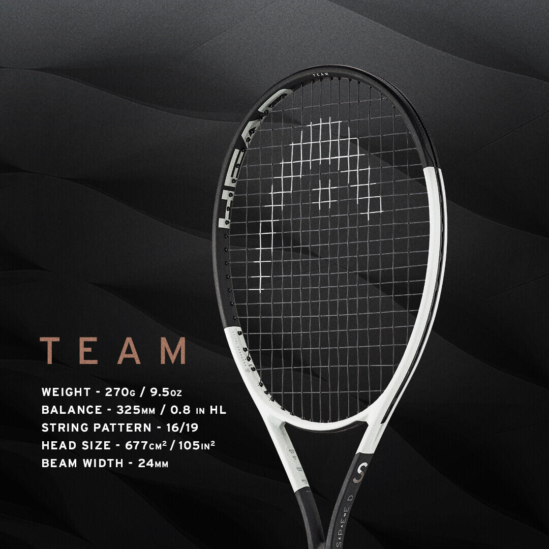 HEAD Speed TEAM 2024 TESTSIEGER Griffgröße 1 ATP Novak Djokovic Turnierschläger 6/7