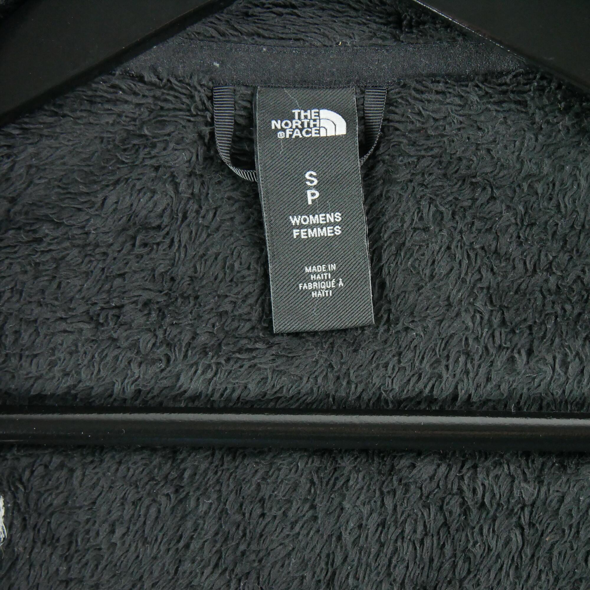 Seconda Mano - Giacca in pile nero TNF Osito da donna - Stato eccellente 6/7