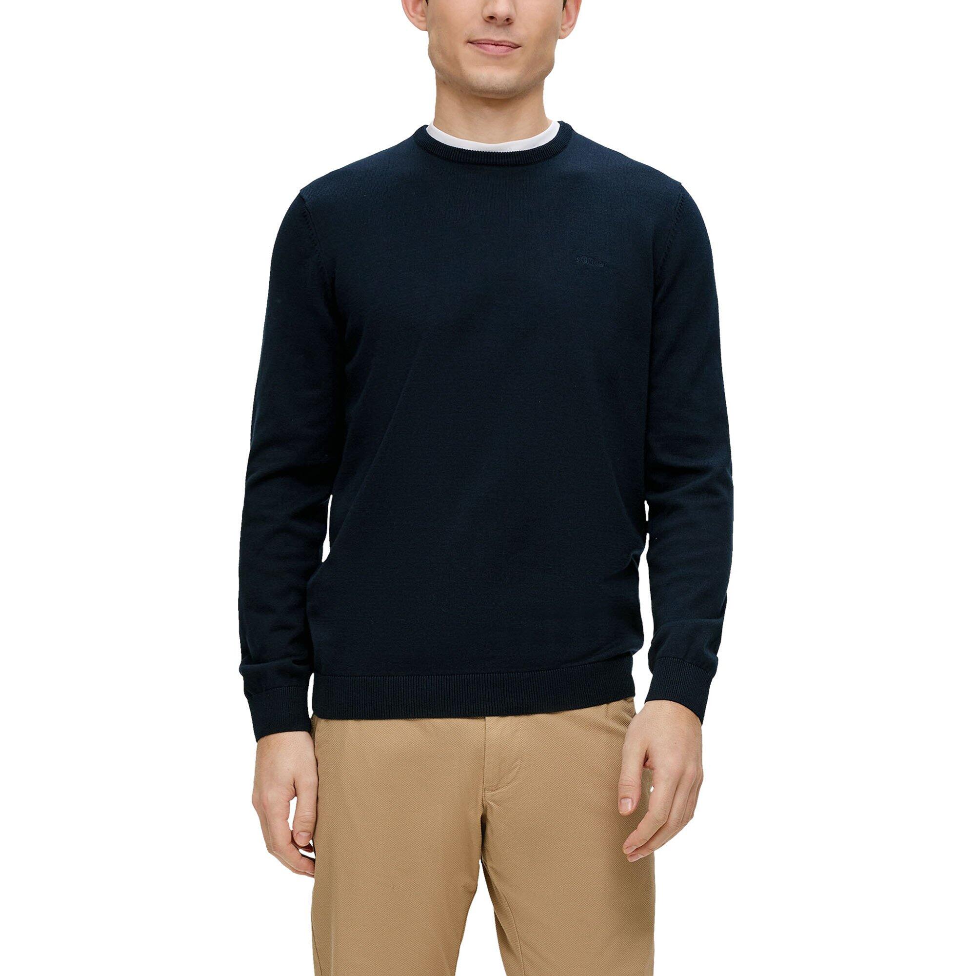 Strickpullover Herren 1er Pack Bequem sitzend-Basic Strickpullover 2/4