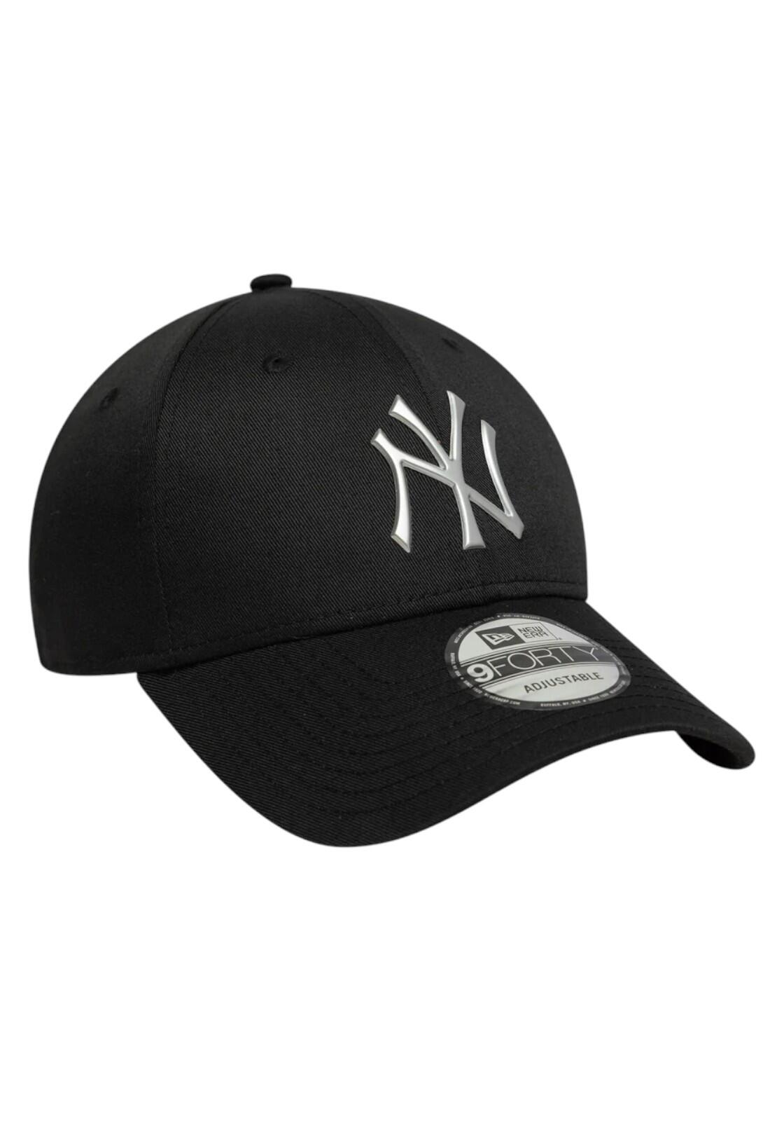 Gorra New Era Metallic 9Forty Neyyan Blkmts Adulto 3/5