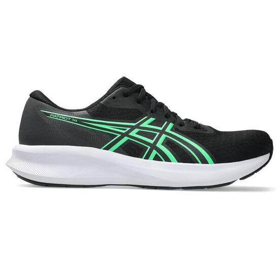 Zapatillas De Running Hombre - ASICS Patriot 14 - Black/Vital Green