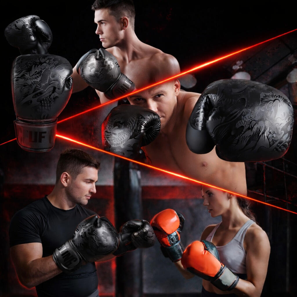 Rękawice bokserskie UNDERFIT Drago X czarne 7/8