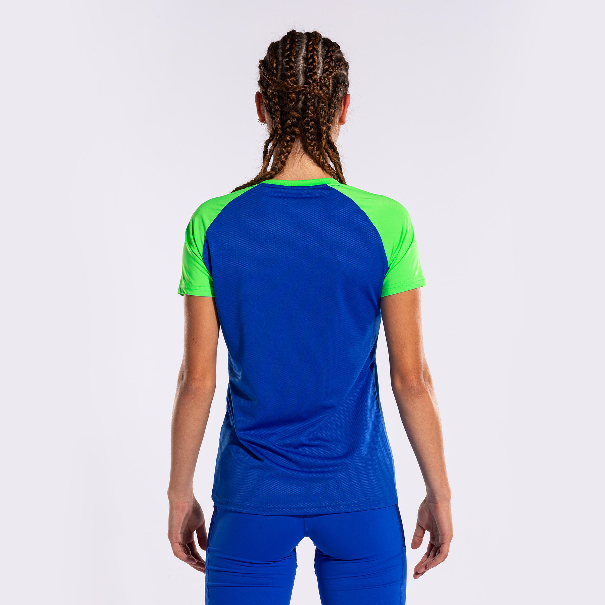 T-Shirt Manga Curta Running Mulher Joma Elite X Azul Royal 4/6