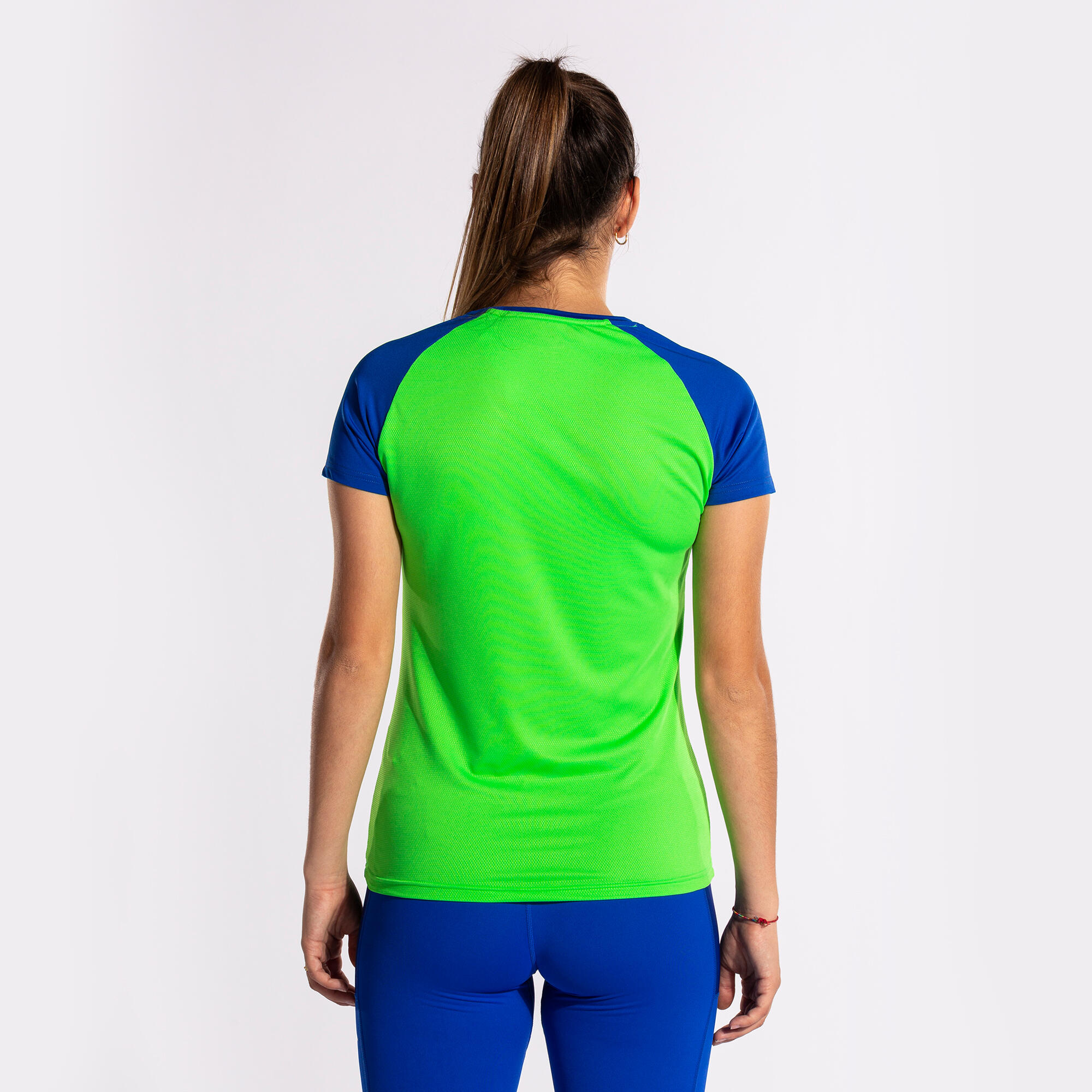 Maillot Manches Courtes Running Femme Joma Elite X Vert Fluo 4/6