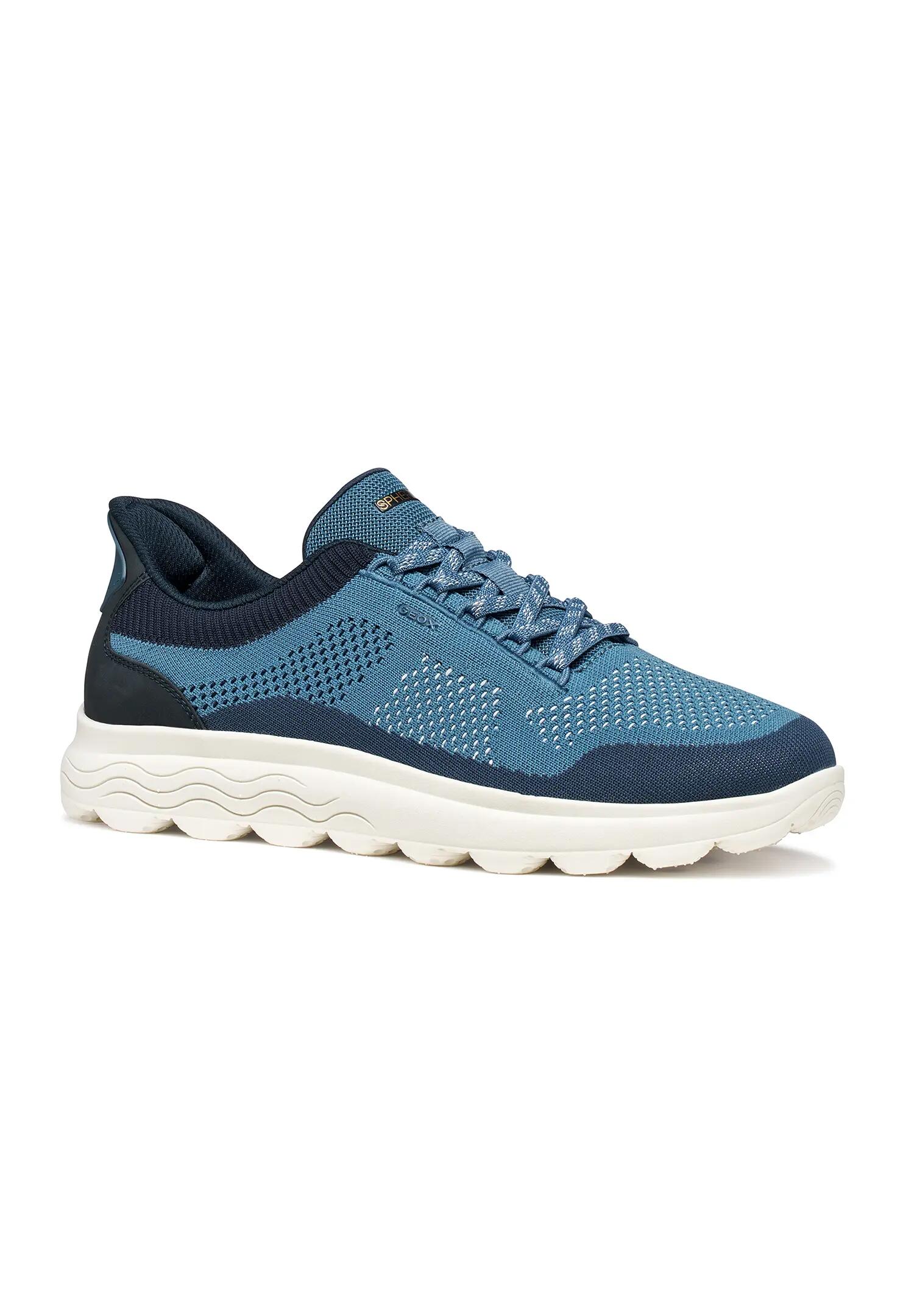 Geox Herren Sneaker U Spherica Plus Fast In U65MPE 06KEK C4KF4 Dark Avio/Blau 6/7