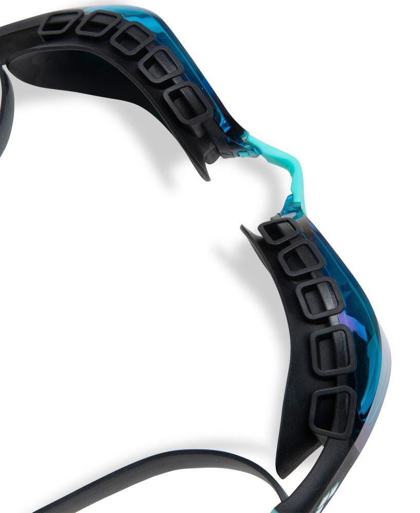 Occhialini da nuoto con lenti a specchio Air Sonic Mirror blu/nero 6/15