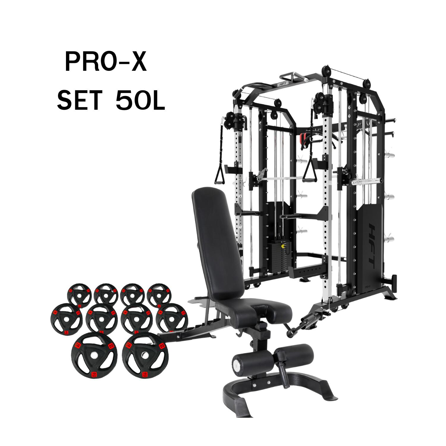 Smith Machine HFT Pro-X Set 50L - Homefittools