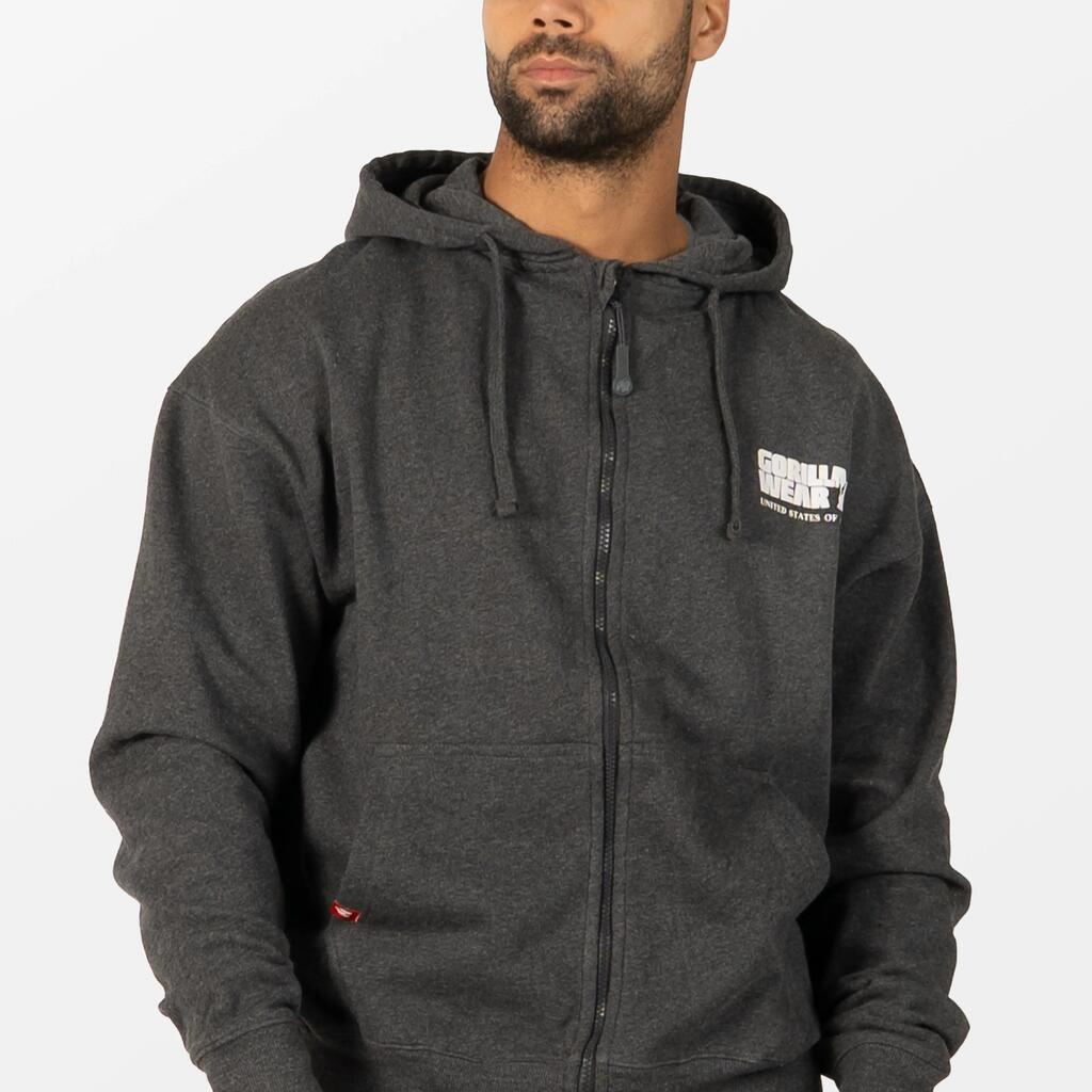 Zip-up oversized hoodie Gorilla Wear Classic