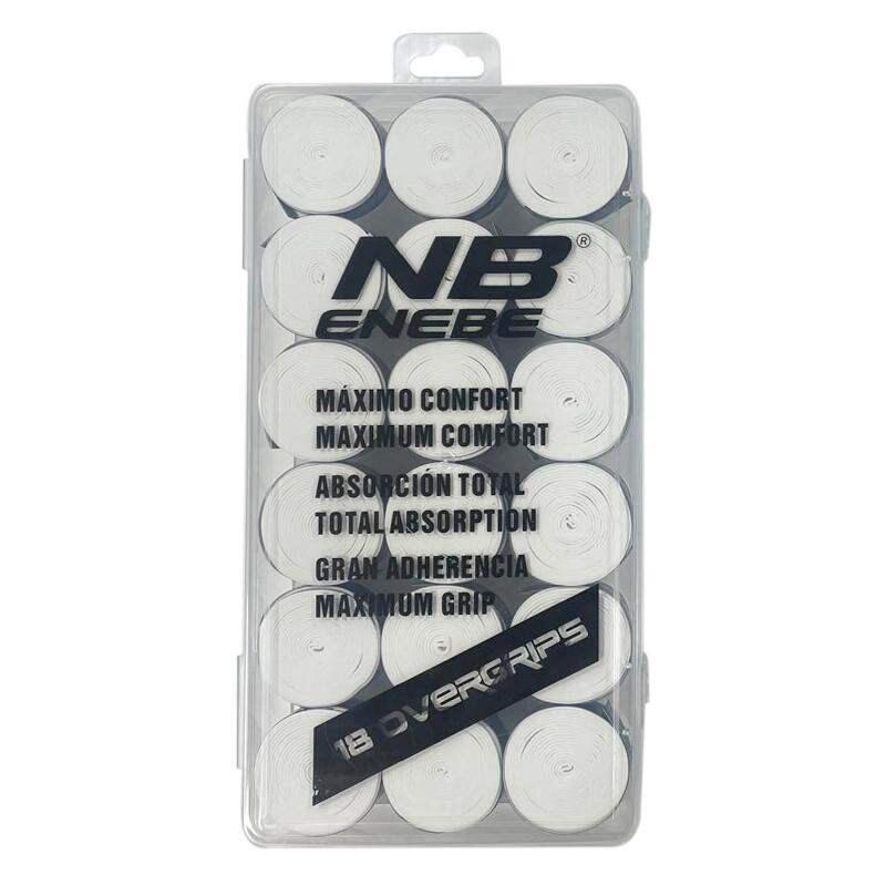 Pachet De 18 Overgrips Smooth Enebe White