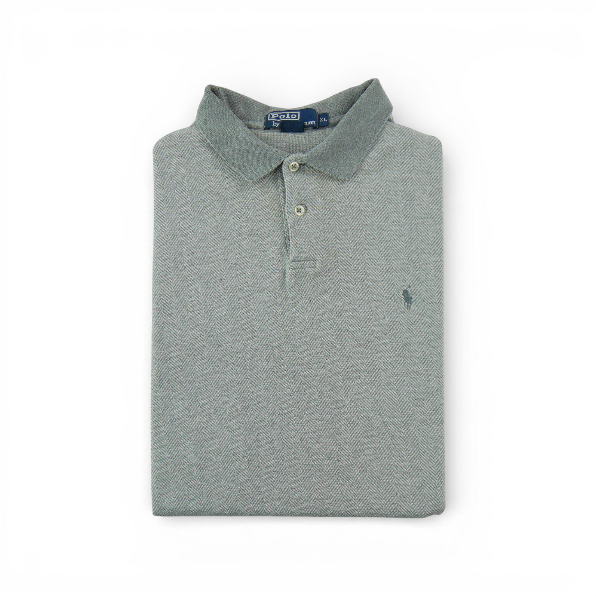 RALPH LAUREN Reconditionné - Polo manches courtes Homme Gris - Bon État