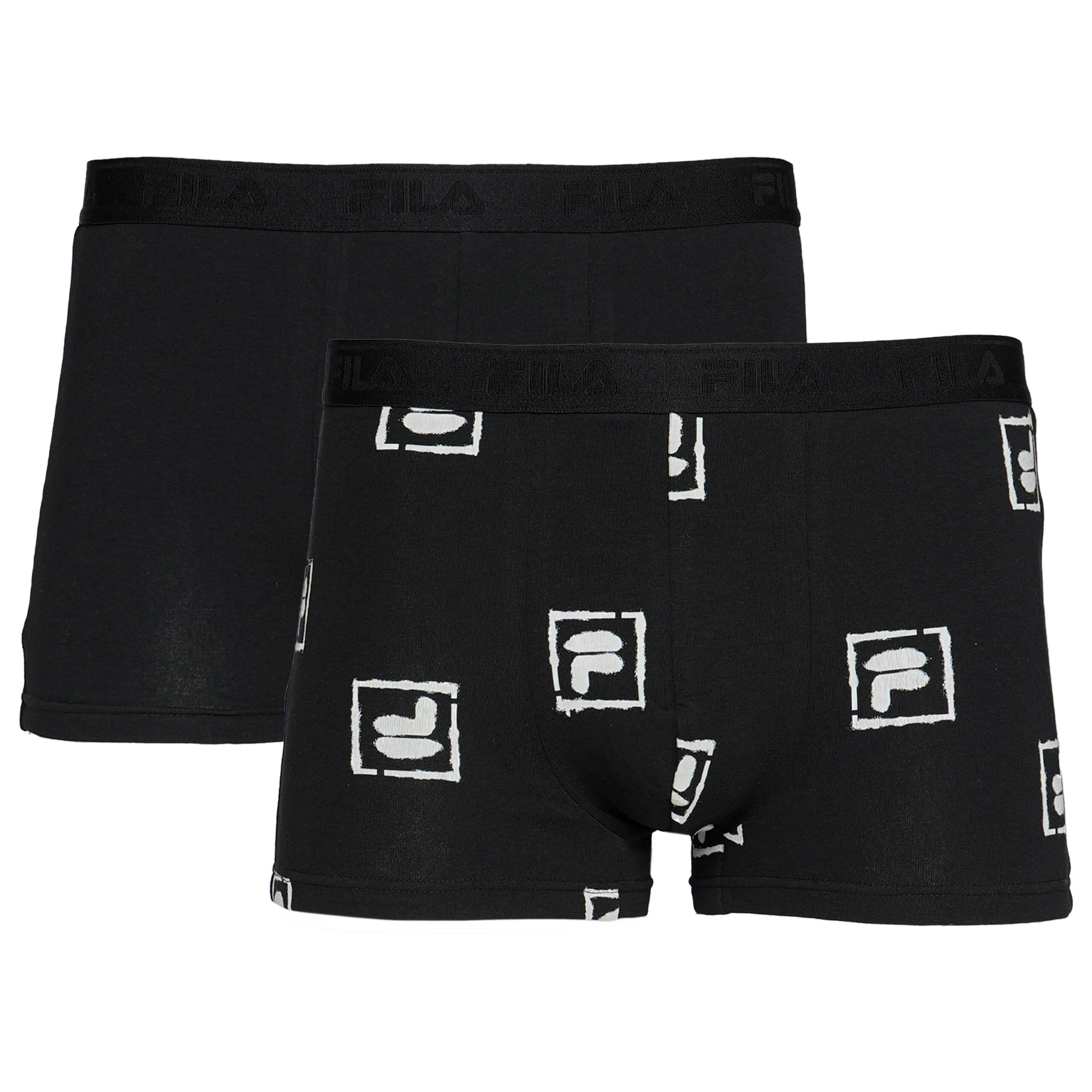 MAN BOXER ELASTIC WITH LOGO PACK OF 2 PIECES 3/7
