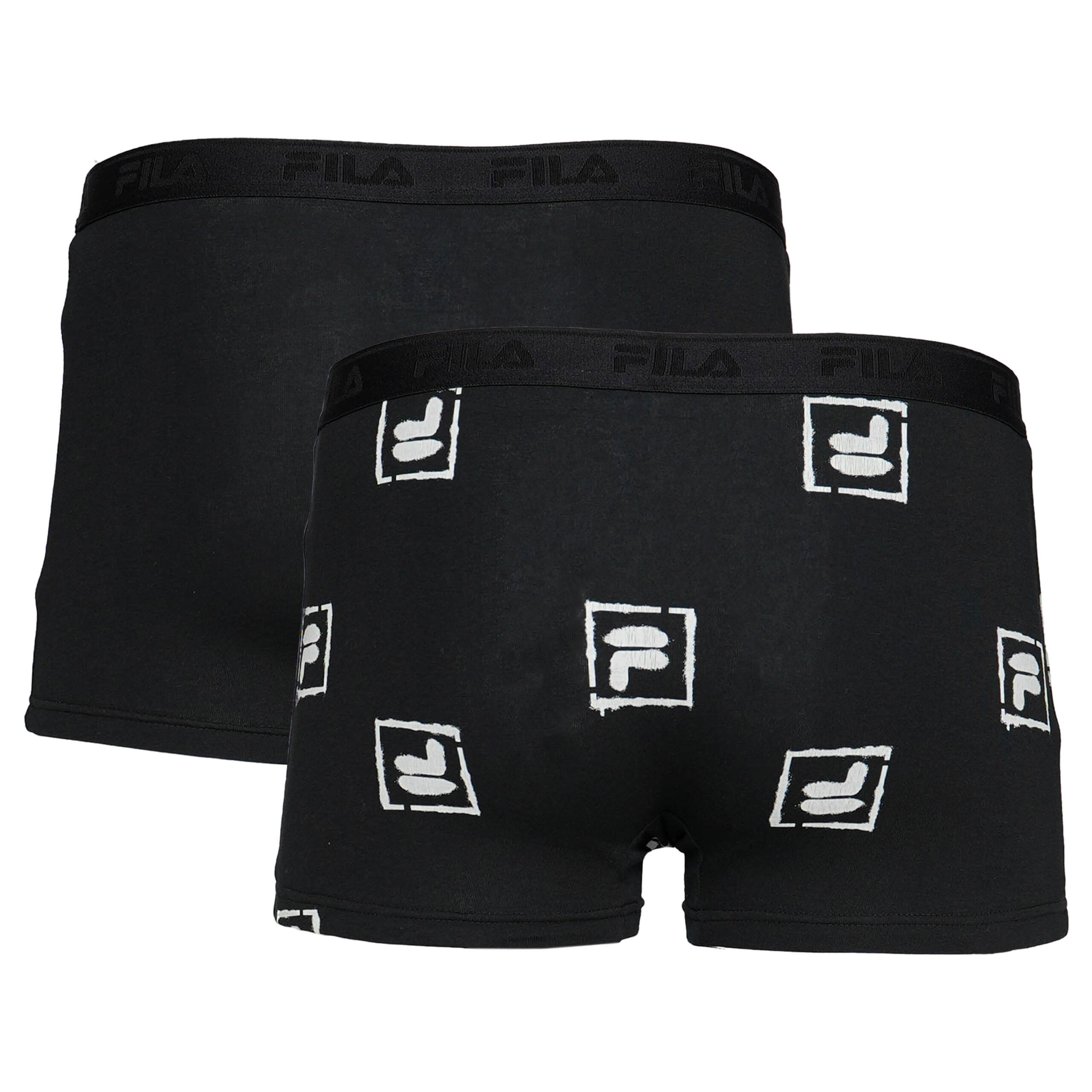 MAN BOXER ELASTIC WITH LOGO PACK OF 2 PIECES 4/7