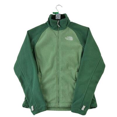 Tweedehands - dames tnf groene fleece jas - zeer goede staat