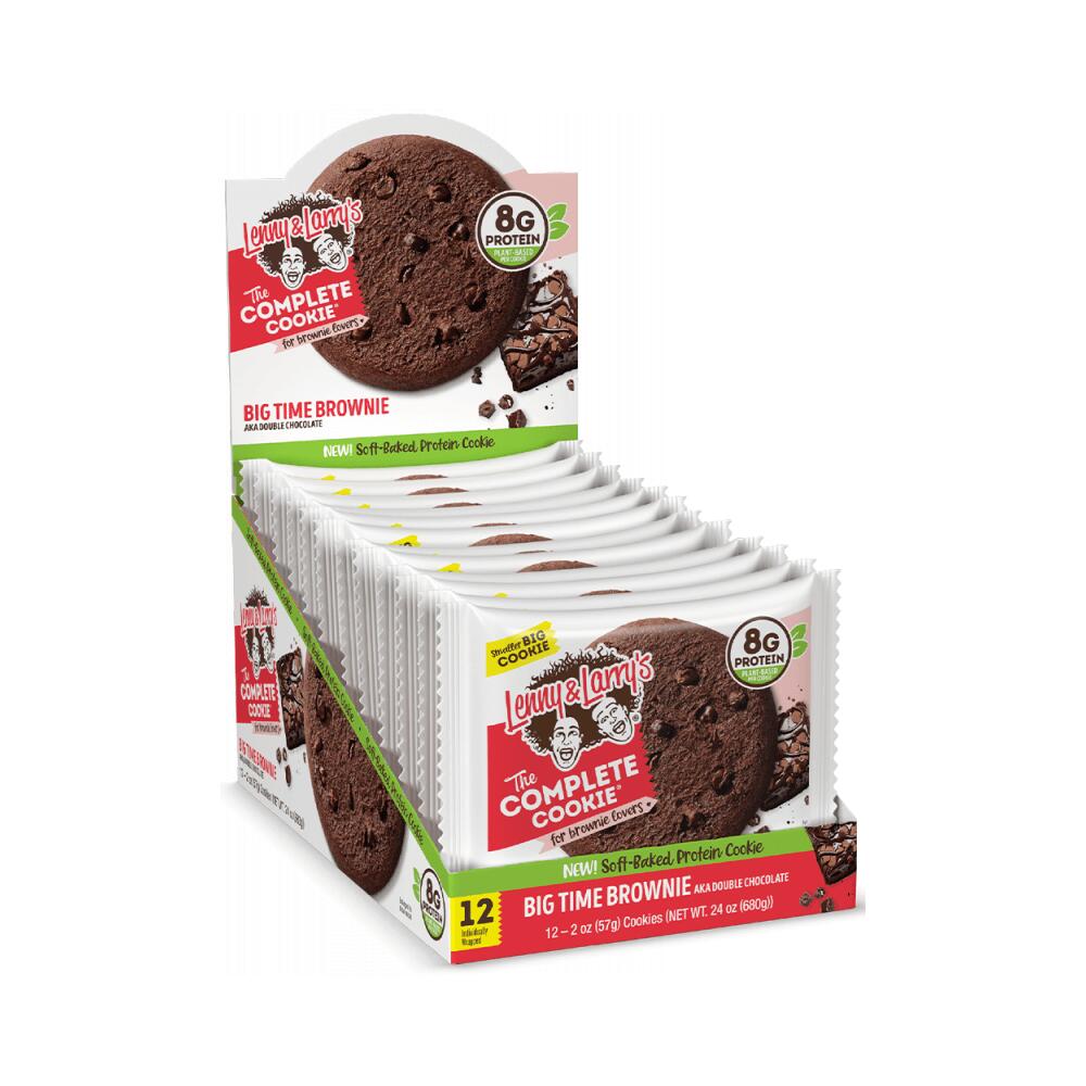 Lenny Larry - Lenny & Larry's The Complete Cookie (12x57g) Big Time Brownie - Barre Chocolatée - Decathlon