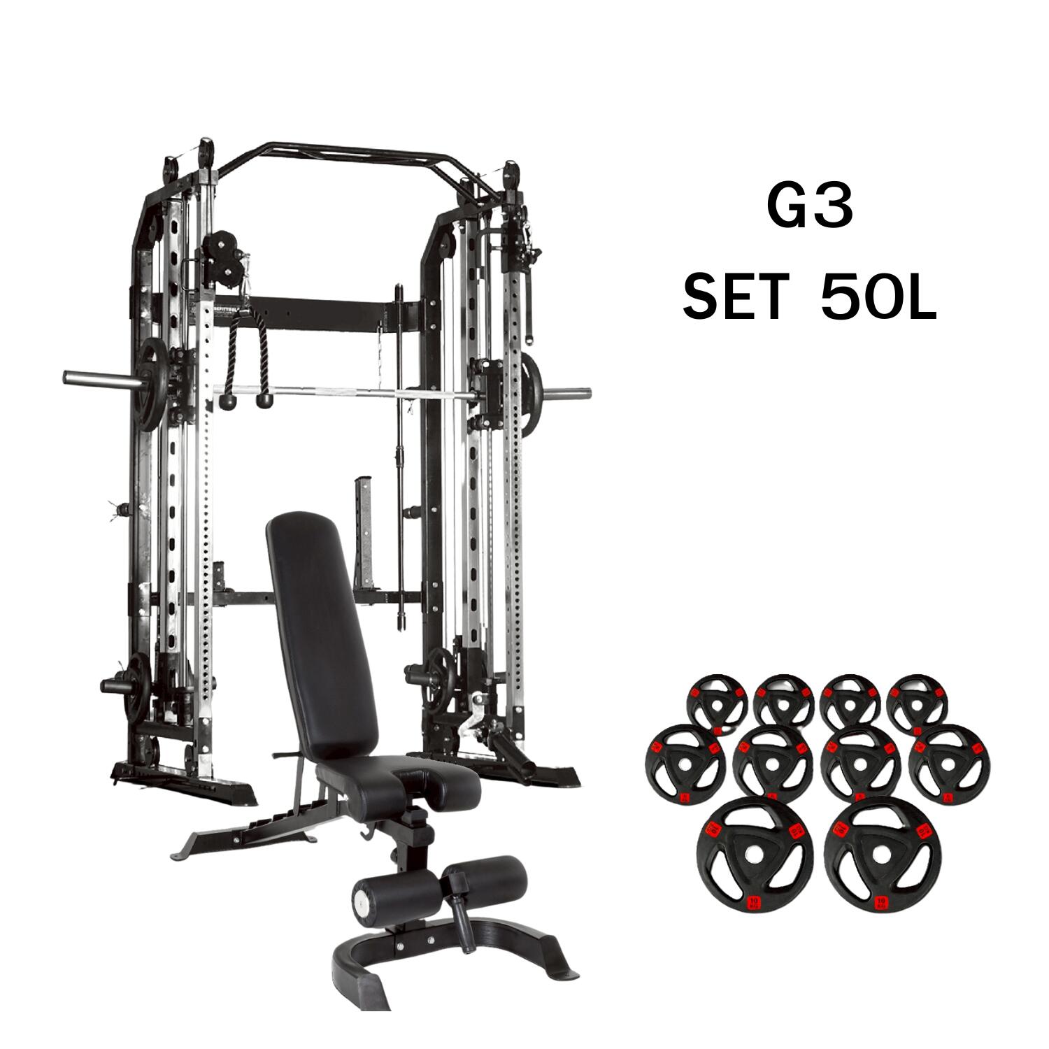 Smith Machine HFT Model G3 Set 50L - Homefittools