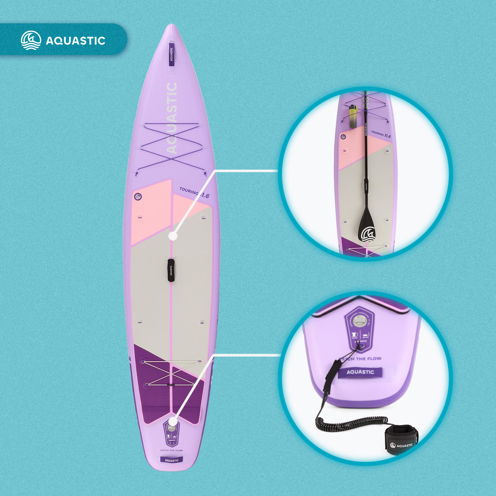 Tavola SUP AQUASTIC Touring 11'6" 5/7