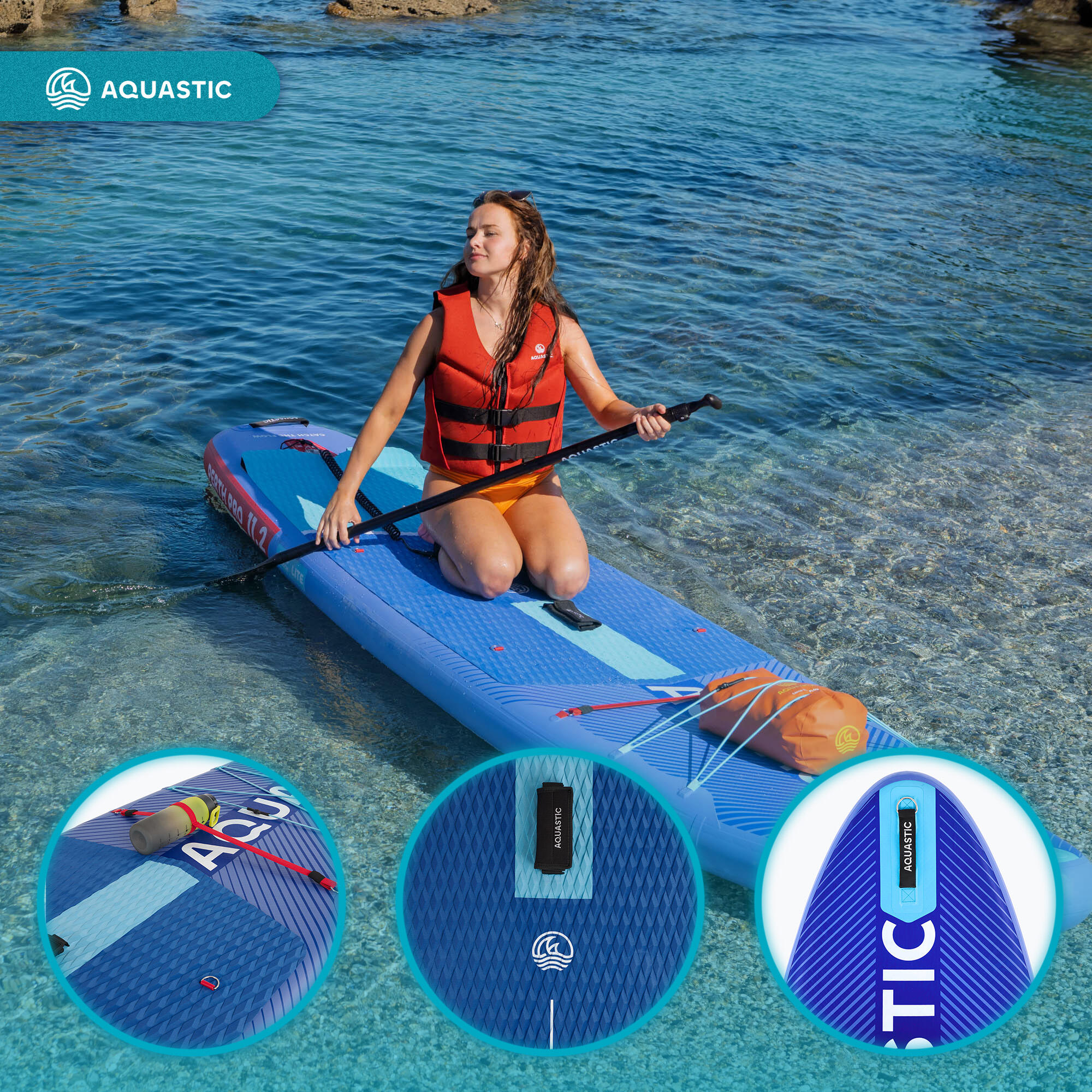 Tavola SUP AQUASTIC Perth Pro 11'2" 3/7