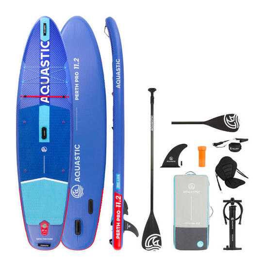 Deska SUP AQUASTIC Perth Pro 11'2" Zestaw z siedziskiem