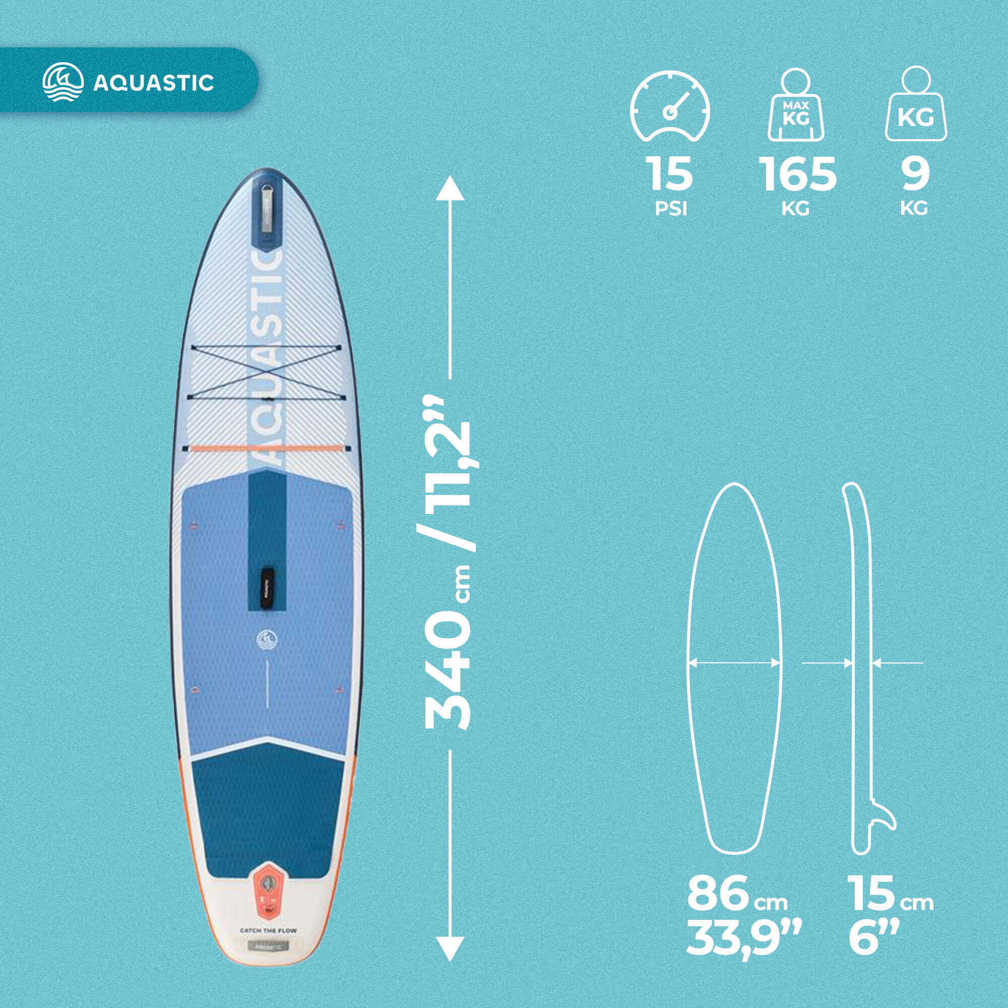 Tavola AQUASTIC SUP Perth Pro 11'2" 2/7