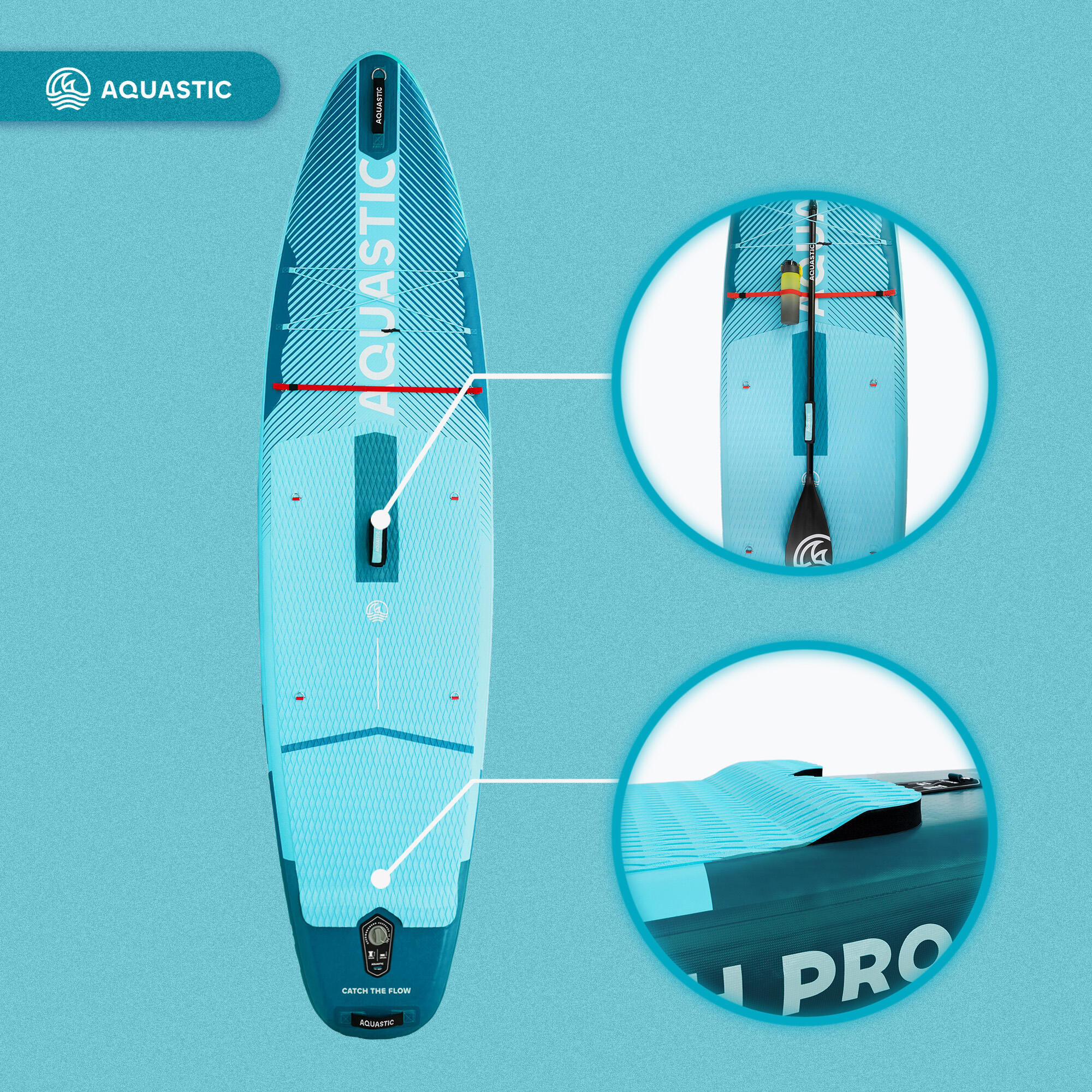 Planche SUP AQUASTIC Perth Pro 11'2" 5/7