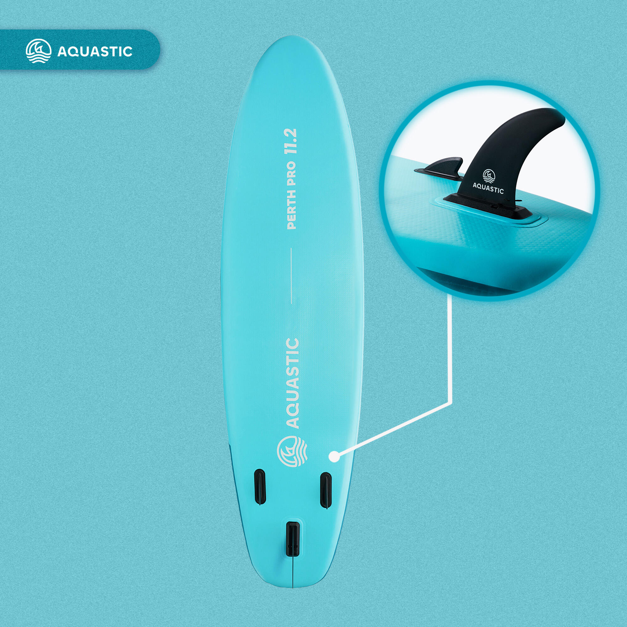 Planche SUP AQUASTIC Perth Pro 11'2" 6/7