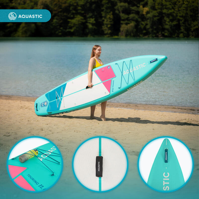 Placa SUP AQUASTIC Touring 11'6" Set cu scaun