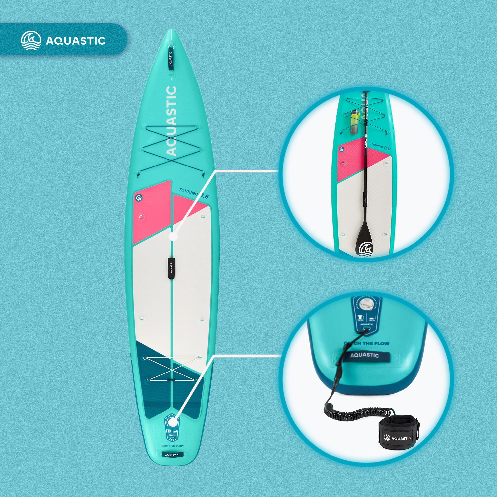 Tavola SUP AQUASTIC Touring 11'6" 5/7