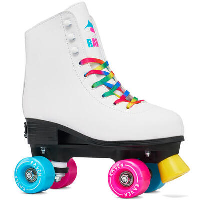 Classic verstelbare rolschaatsen iris zwart