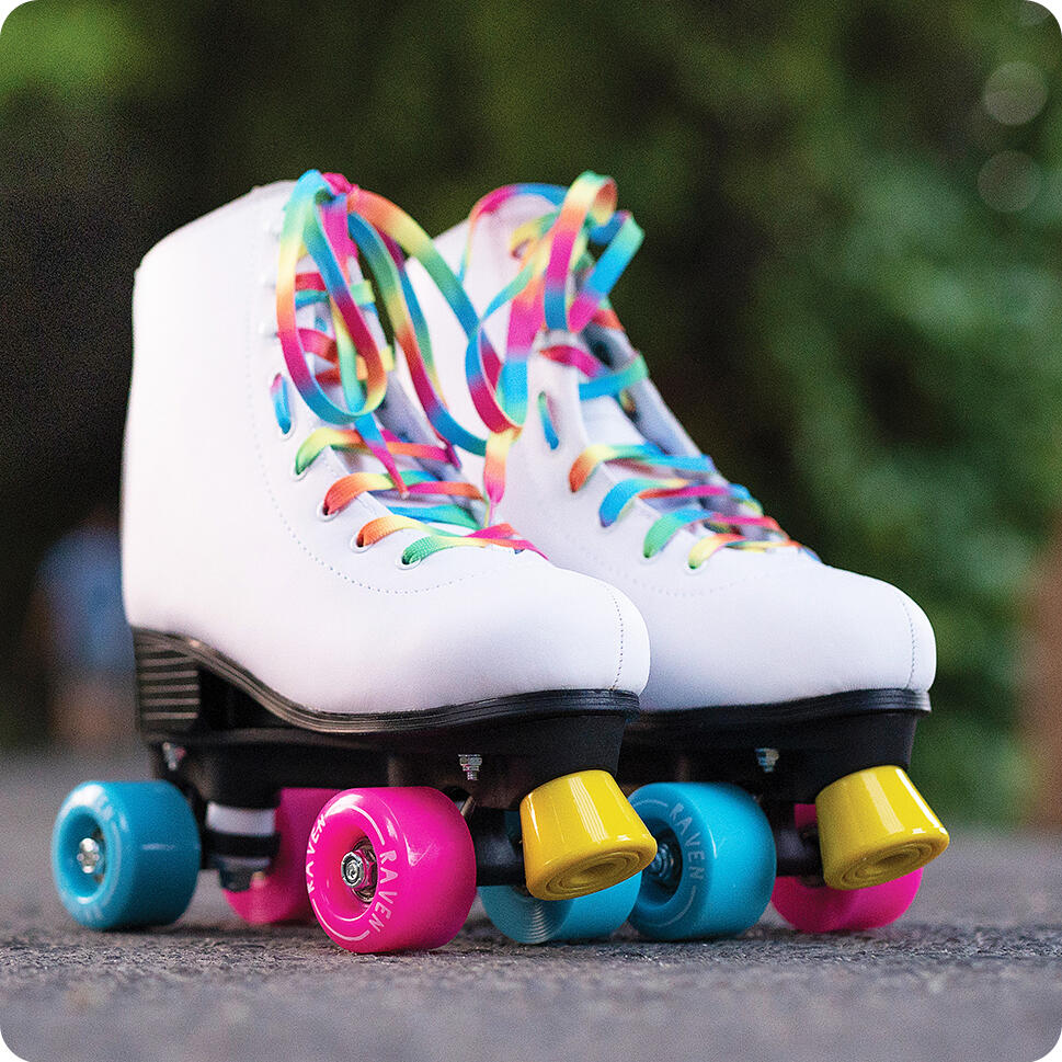Patins à roulettes classiques Raven Iris réglables Blanc 4/7
