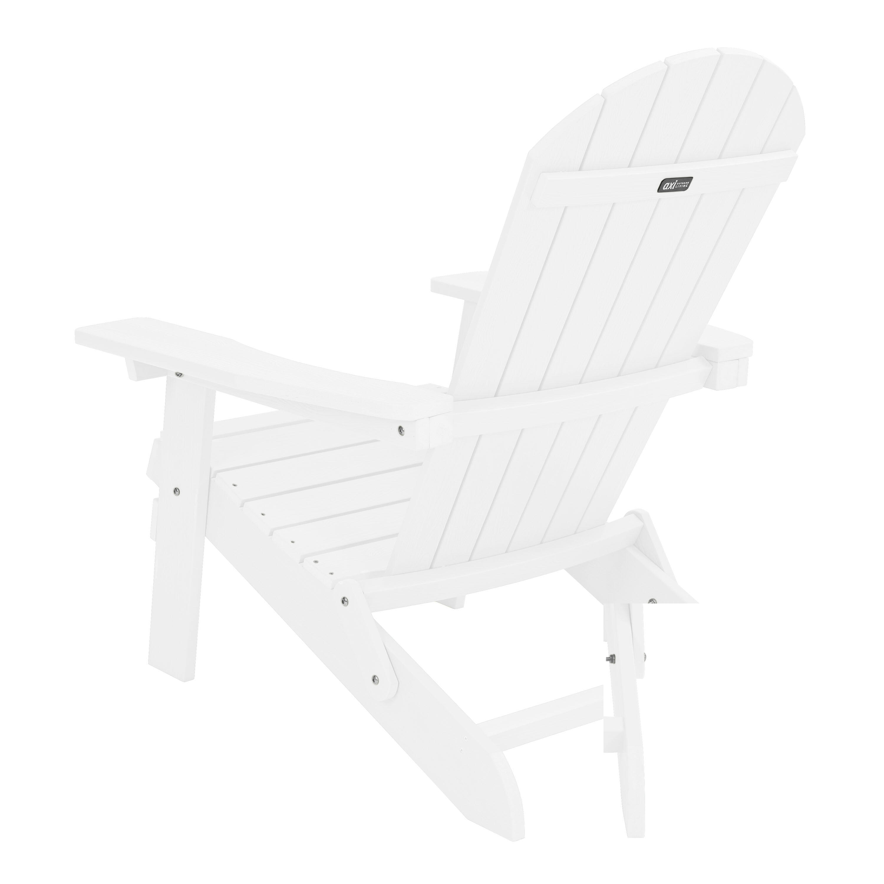 Sedia da campeggio Adirondack, Claire, Plastica, Bianca 7/7