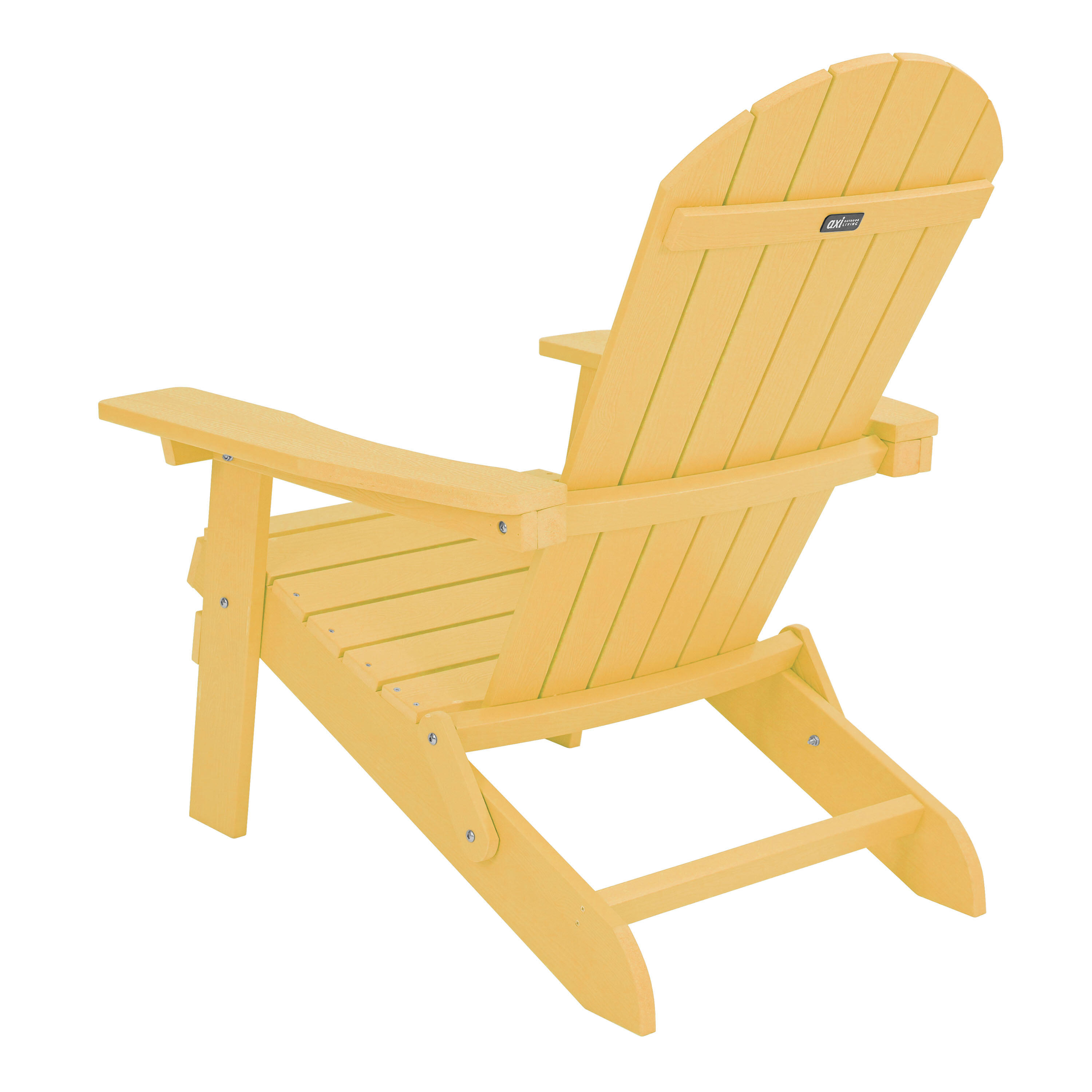 Chaise de camping Adirondack, Claire, Plastique, Jaune 7/7