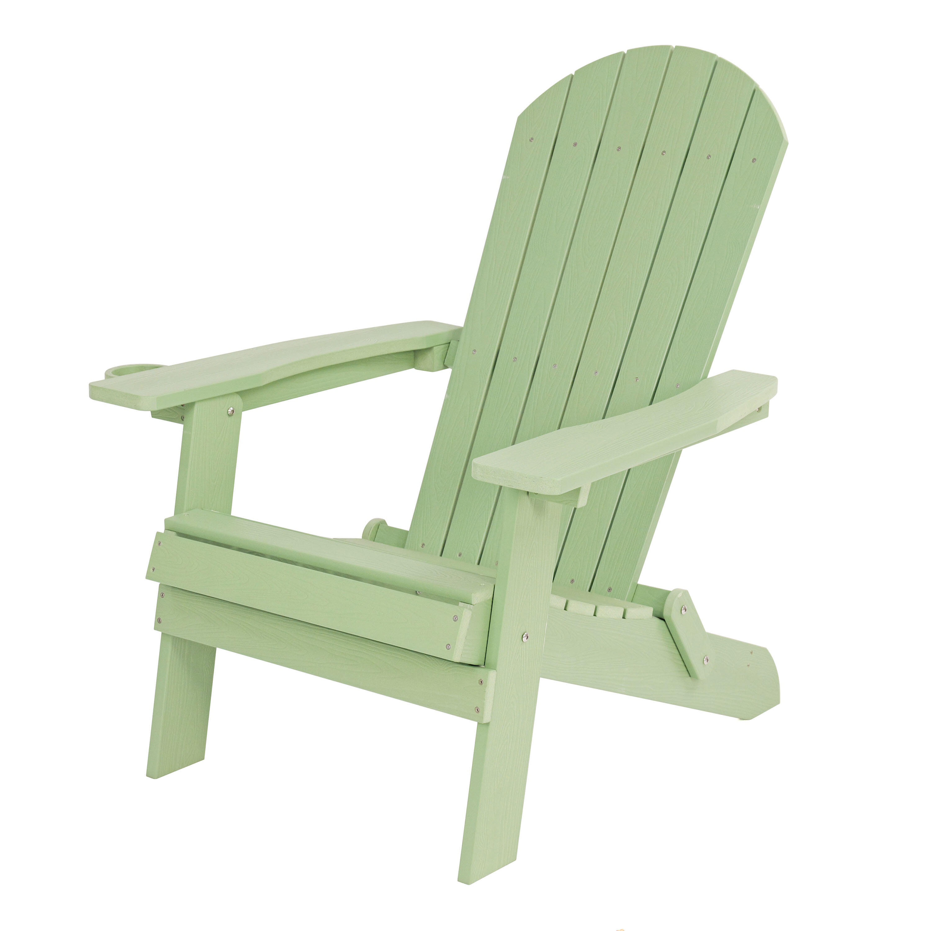 Axi - Chaise De Camping Adirondack, Claire, Plastique, Vert Pastel - Chaise - Vert - 1 Place - Decathlon