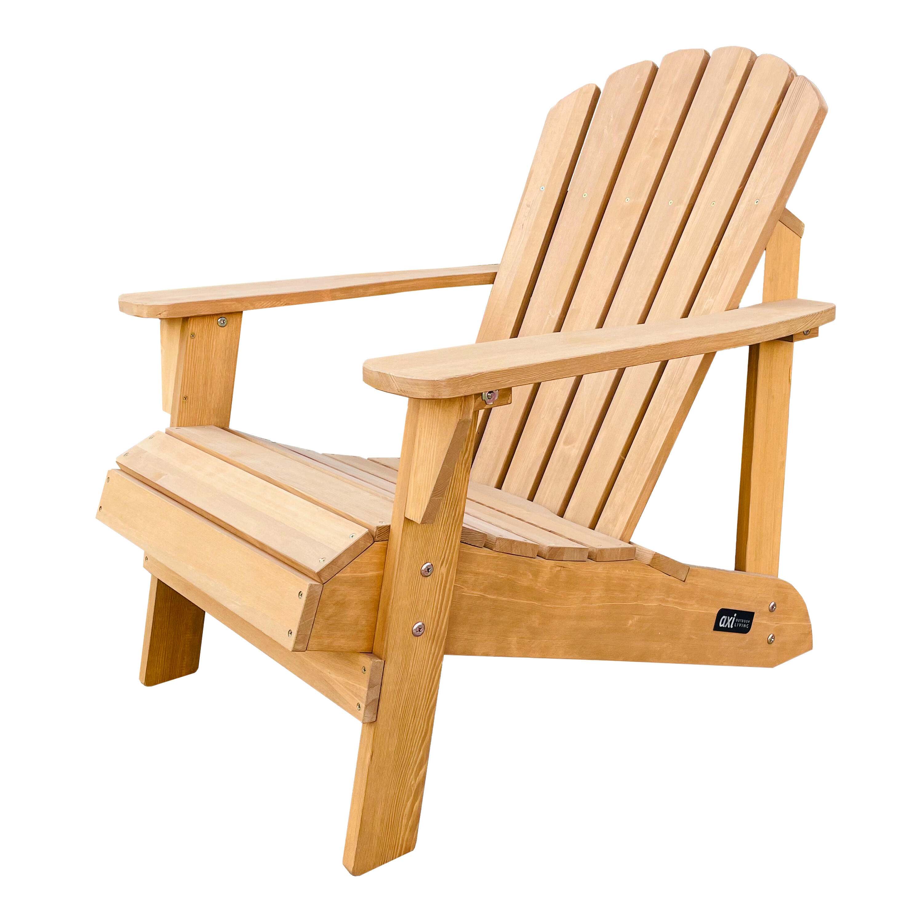 Axi - Chaise De Camping Adirondack, Carmen, Bois, Beige - Chaise - Beige - 1 Place - Decathlon