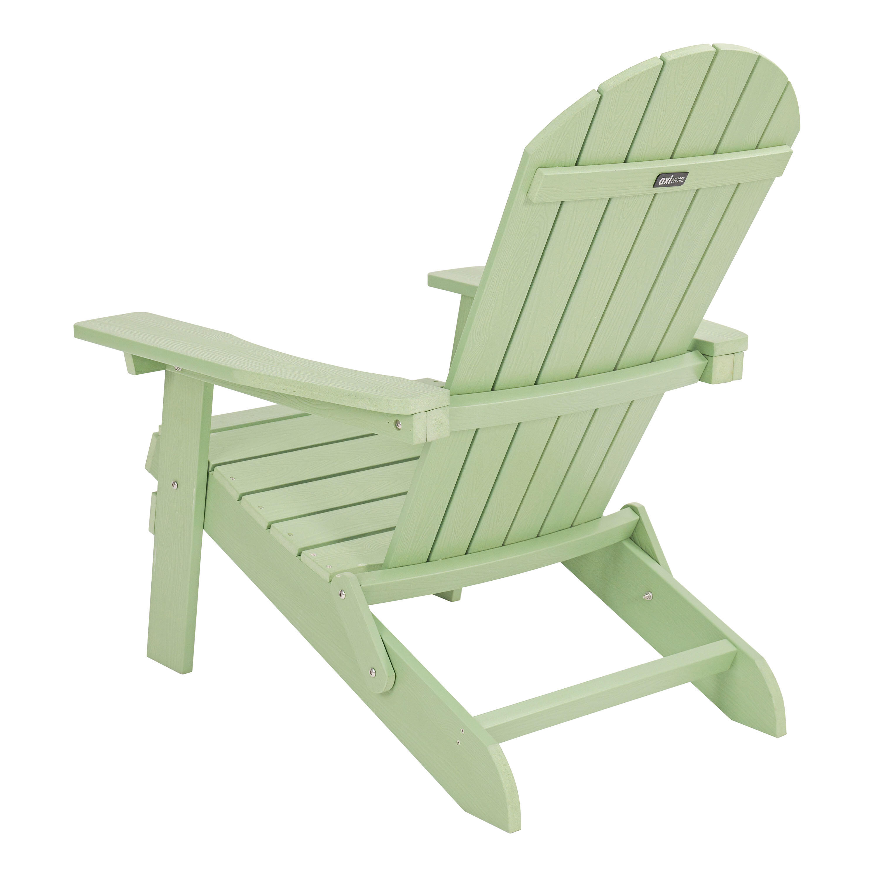 Chaise de camping Adirondack, Claire, Plastique, Vert Pastel 7/7