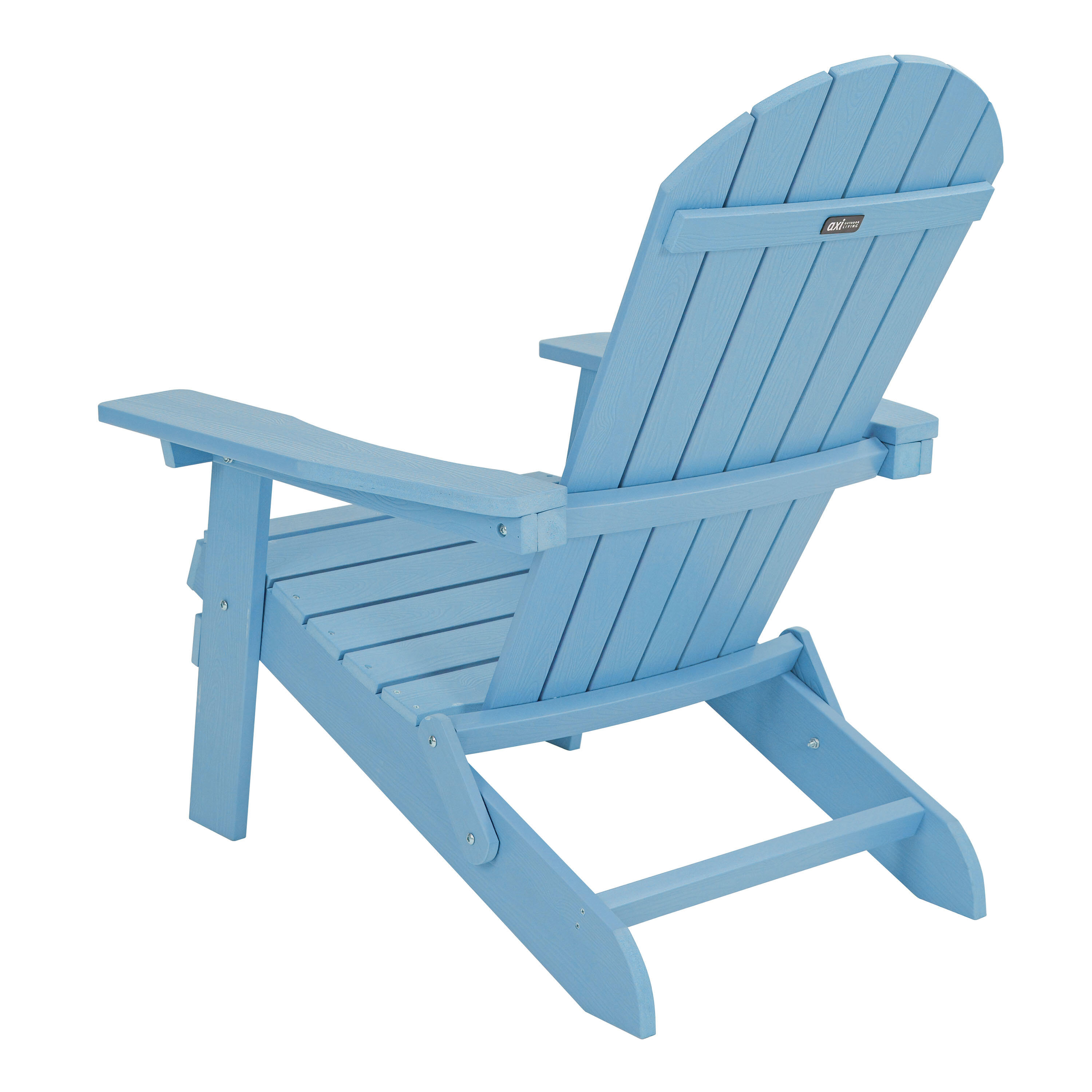 Chaise de camping Adirondack, Claire, Plastique, Bleue Claire 7/7