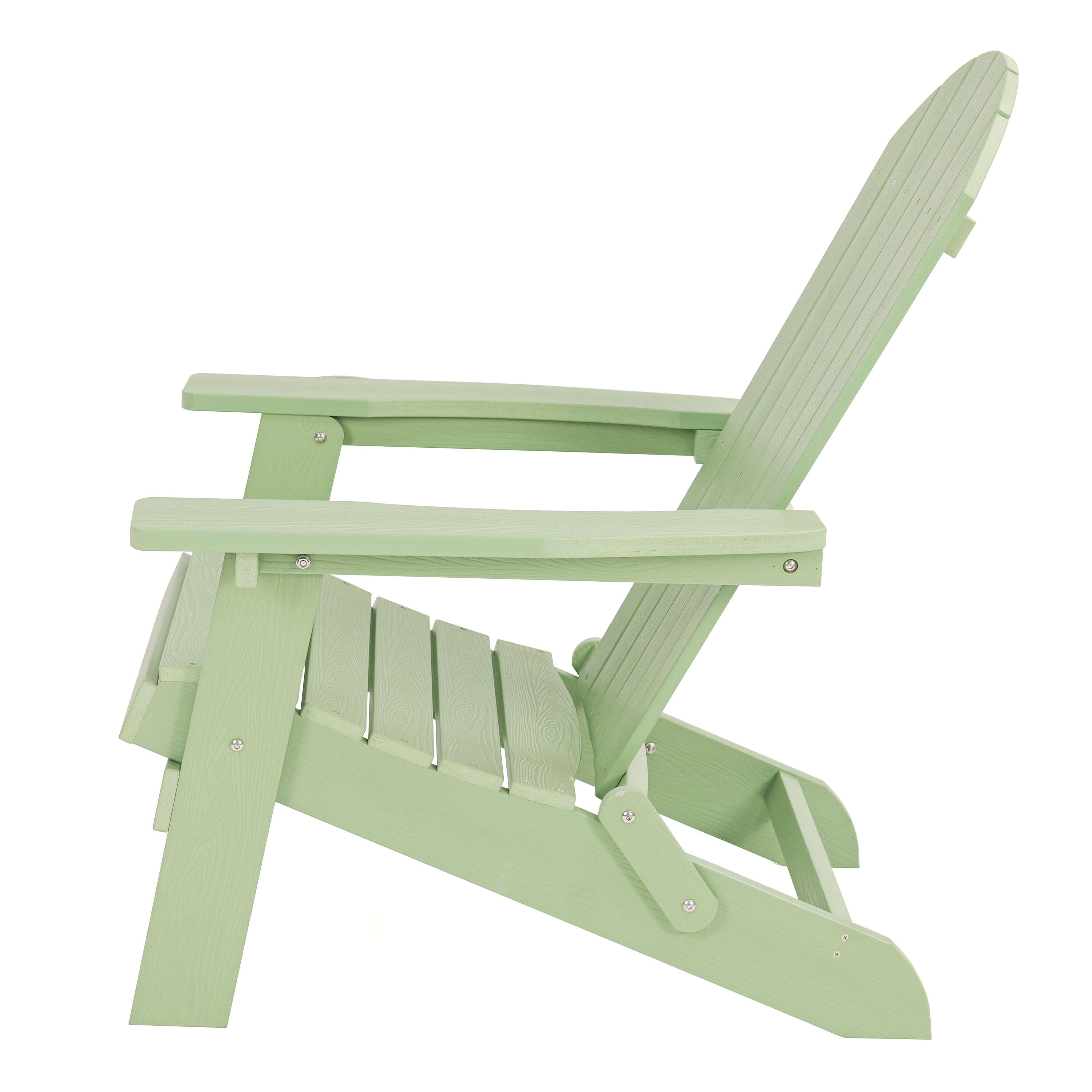 Chaise de camping Adirondack, Claire, Plastique, Vert Pastel 6/7