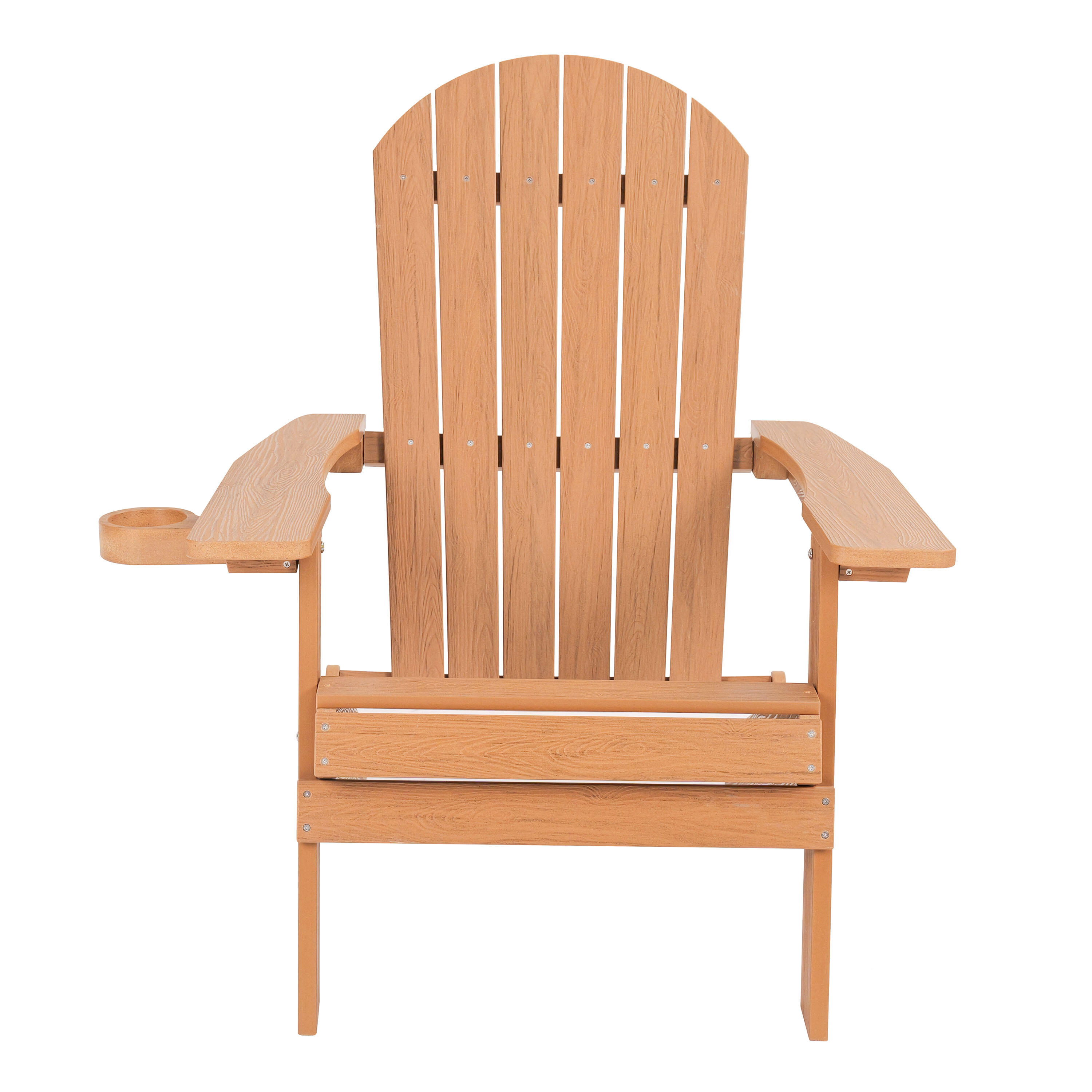 Chaise de camping Adirondack, Claire, Plastique, Marron 5/7