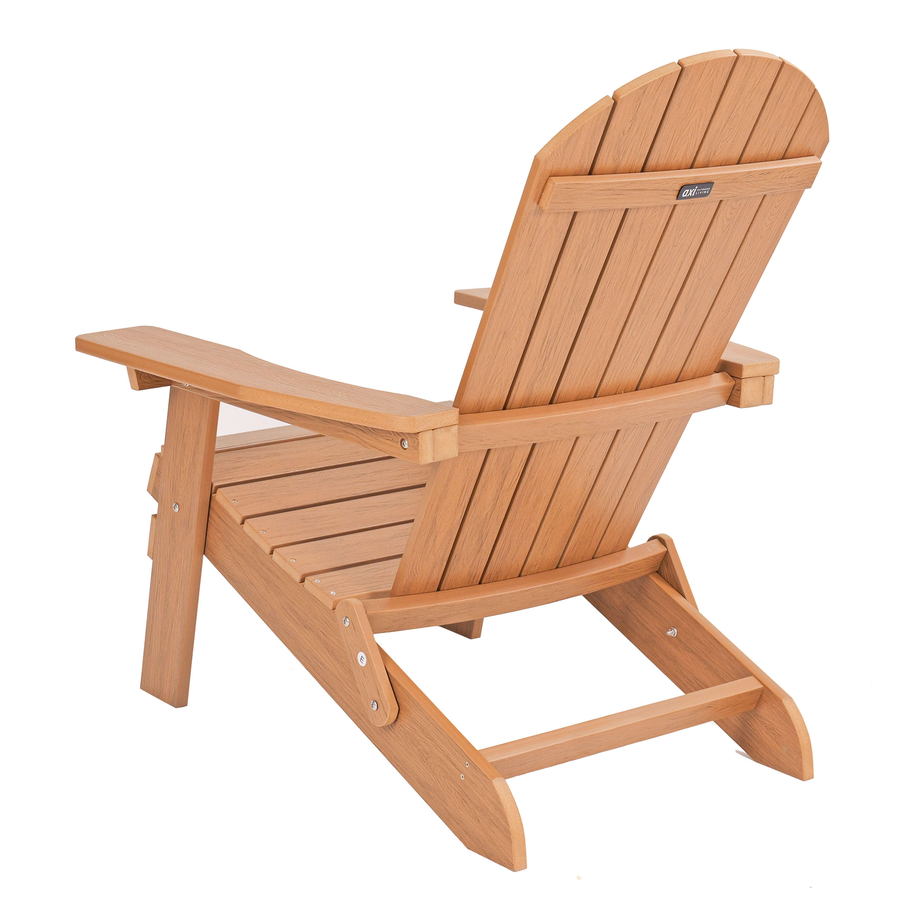 Chaise de camping Adirondack, Claire, Plastique, Marron 7/7