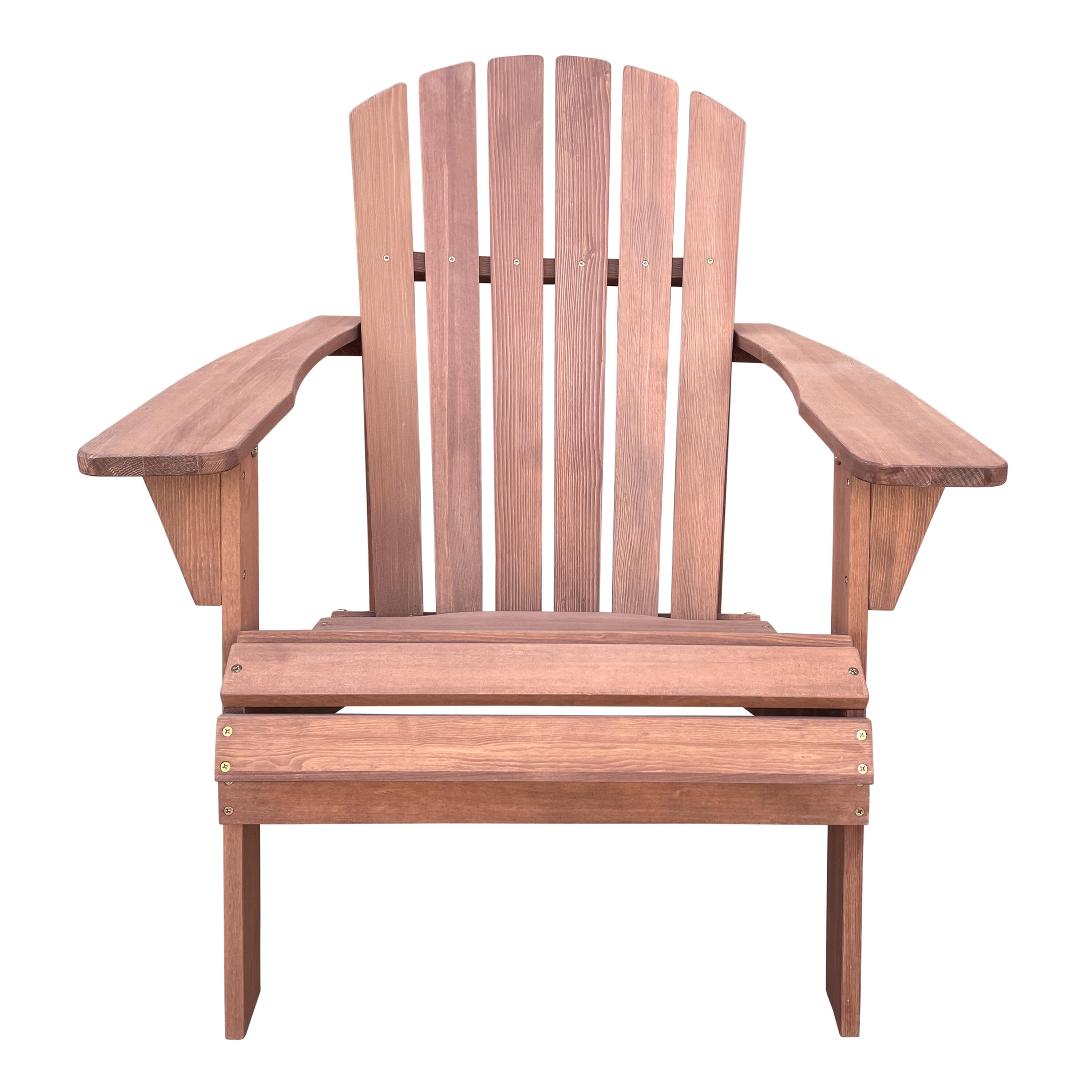 Sedia da campeggio Adirondack, Carmen, legno, marrone 3/6