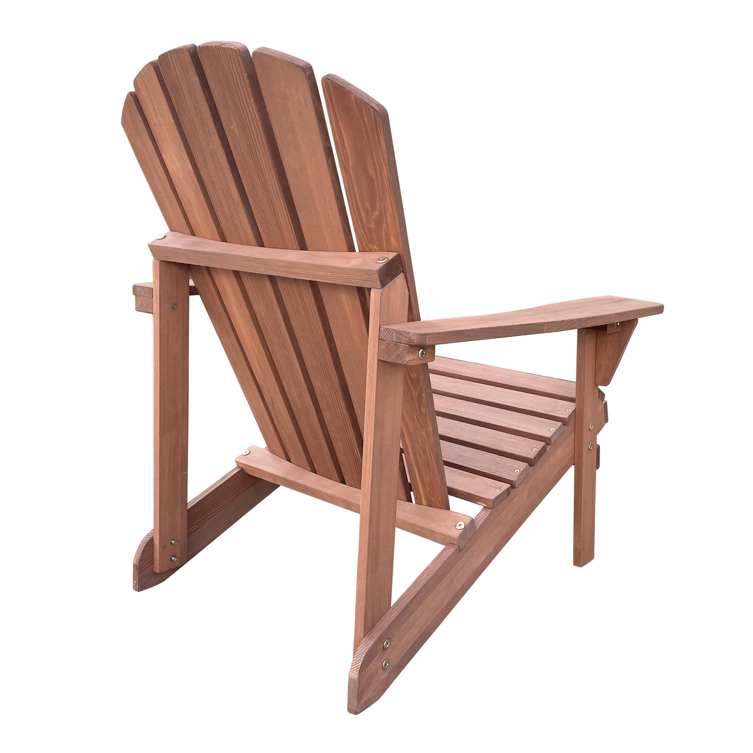 Sedia da campeggio Adirondack, Carmen, legno, marrone 5/6