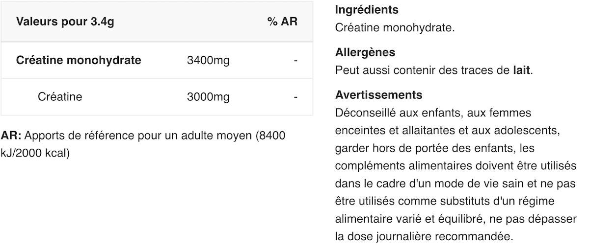 Creatine Monohydrate 250g MyProtein 2/3