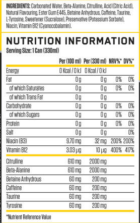Boissons énergisantes - ABE Energy Cans - Limonade Nuageuse Pack de 12 3/3