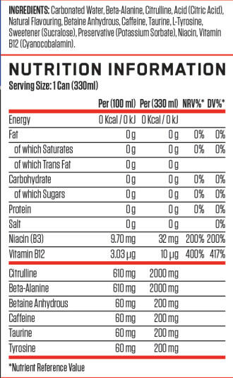 Boissons énergisantes - ABE Energy Cans - Energie Pack de 12 3/3