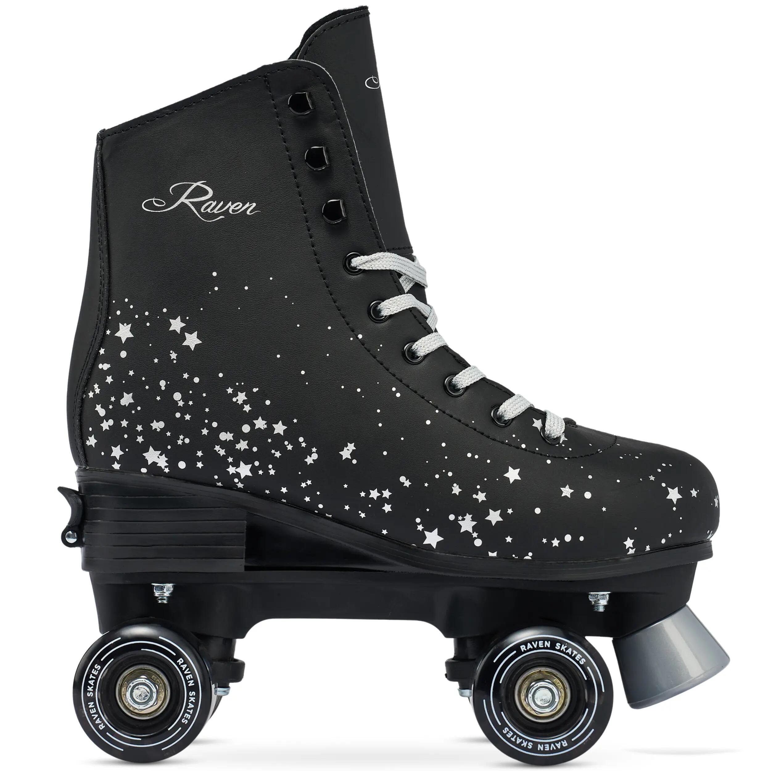 Patins de 4 rodas clássicos ajustável Raven Noa rodas luminosas LED 3/6